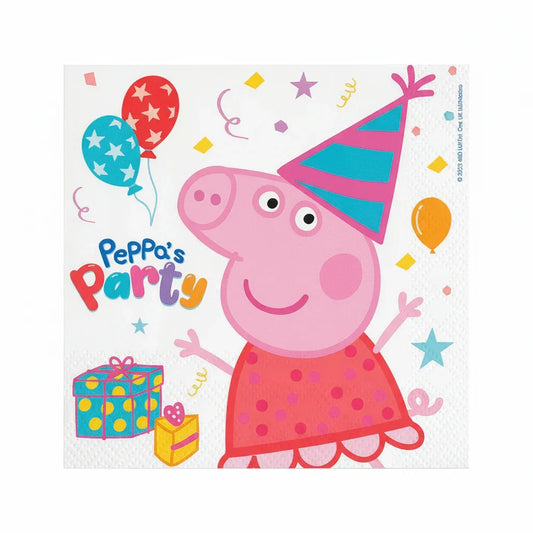 20 SERVILLETAS 33CM PEPPA PIG - yupiparty