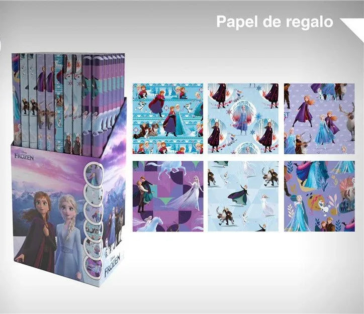 Papel de Regalo Frozen - Licencia Oficial Disney - yupiparty