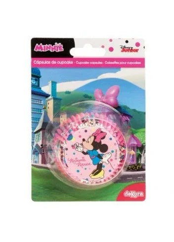 CUPCAKE CÁPSULAS MINNIE 50 unidades 5x3cm - yupiparty