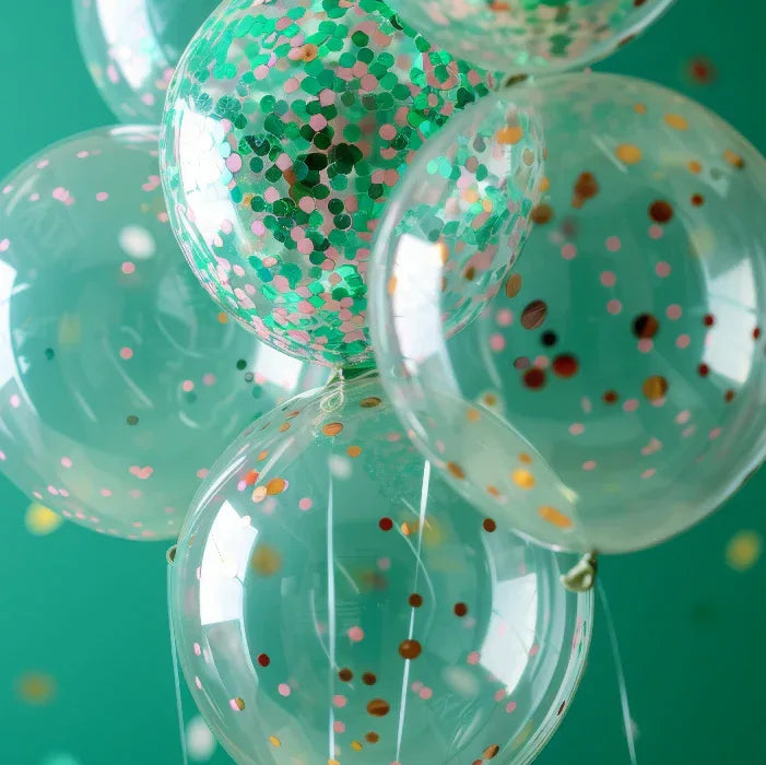GLOBOS LÁTEX CONFETI