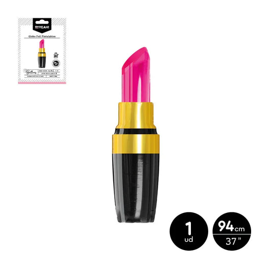 Globo Foil Pintalabios Multicolor 94Cm-37" - yupiparty