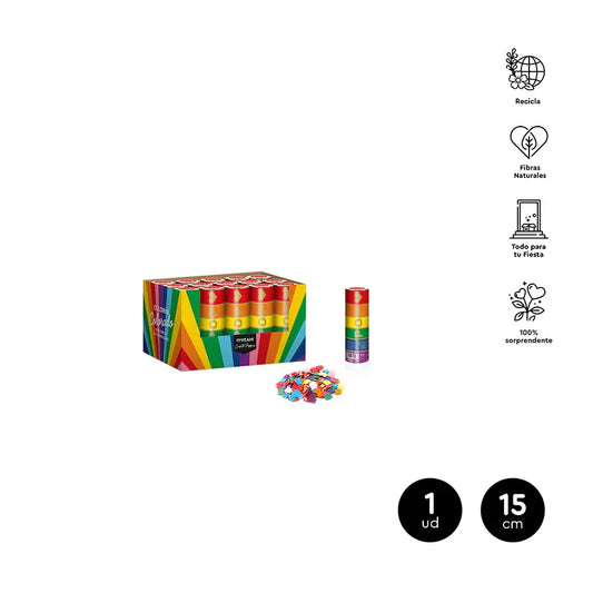 Mini Carton Confeti Multicolor Biodegr. - yupiparty