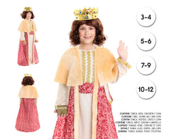 Disfraz Rey Mago Gaspar Infantil 5-6 Años - Traje Completo Navidad - yupiparty