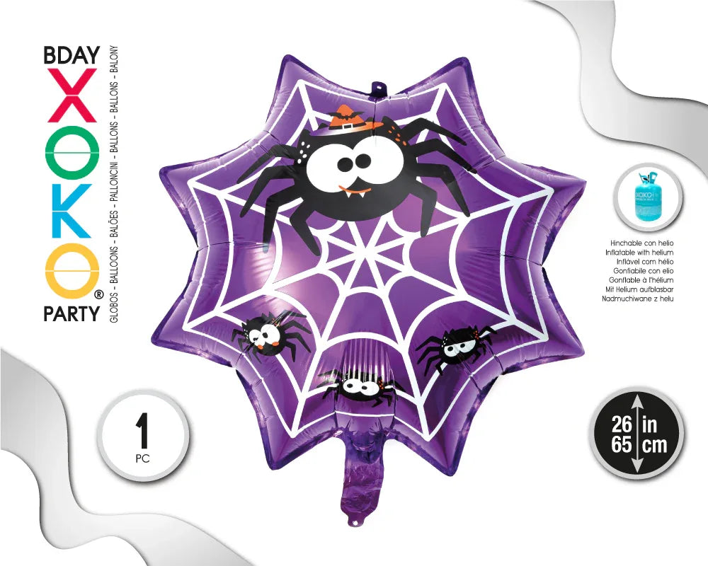 GLOBO POLY TELARAÑA 54/65 - yupiparty