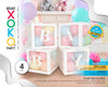SET CAJAS PARA GLOBOS BABY BL 4PC - yupiparty