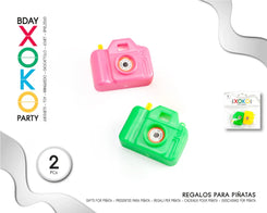 PACK PIÑATA CAMARAS 2PC - yupiparty