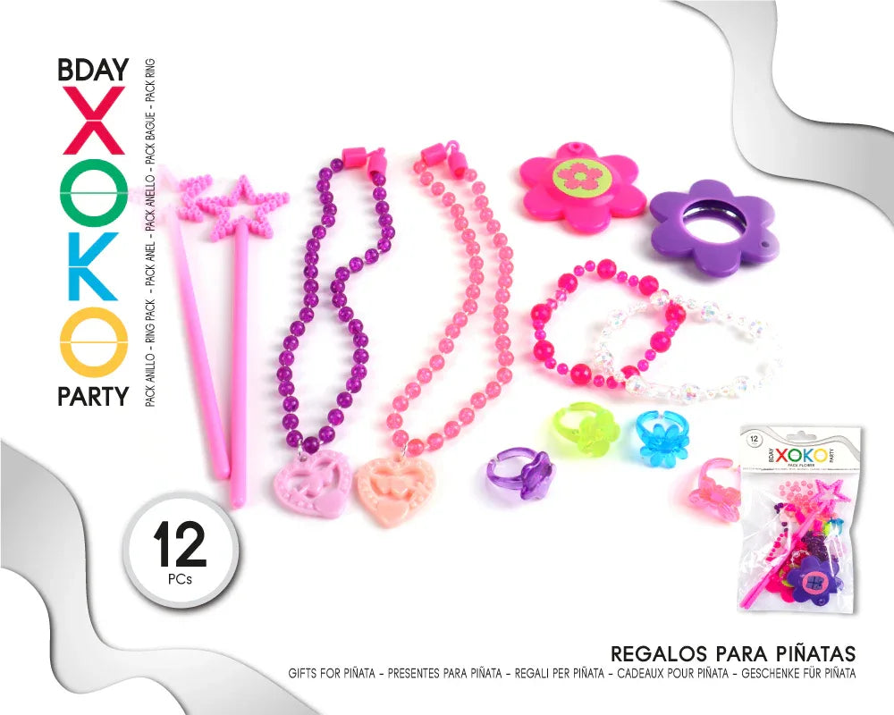 PACK PINATA GIRL 12PC 4 - yupiparty