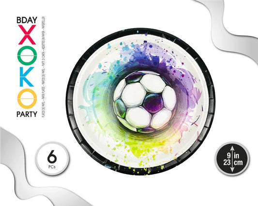 PLATO 23CM BALON 6PC - yupiparty
