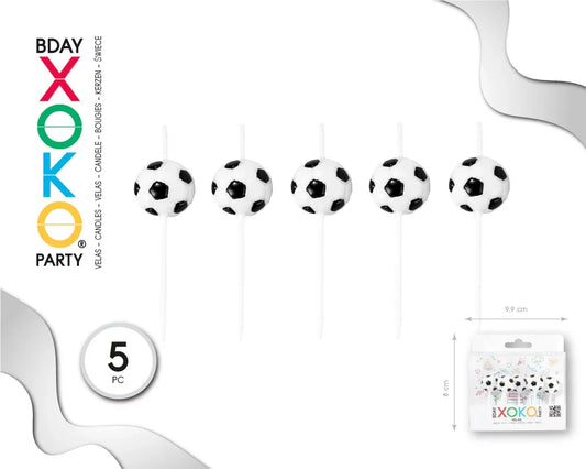 VELA 5PC FUTBOL - yupiparty