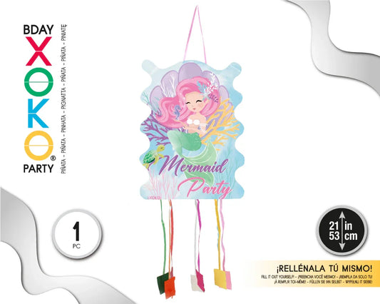 PIÑATA MERMAID PARTY 53*40*10 - yupiparty