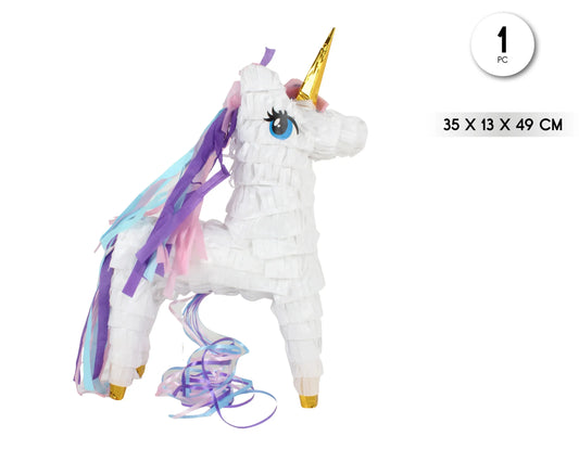PIÑATA 3D UNICORNIO 35*13*49CM - yupiparty