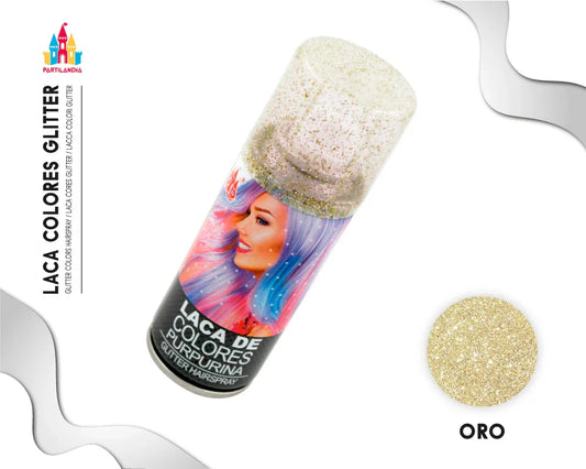 Destellos / Laca Purpurina Oro 100 ml - yupiparty