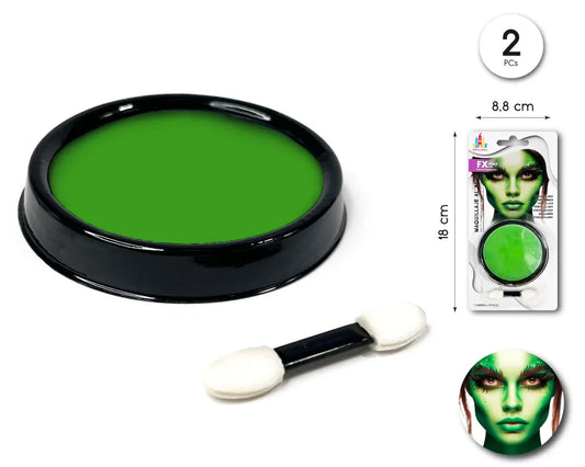 MAQUILLAJE AL AGUA VERDE - yupiparty