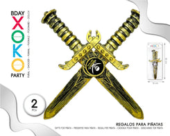 PACK PUÑAL PIRATA 2PC - yupiparty