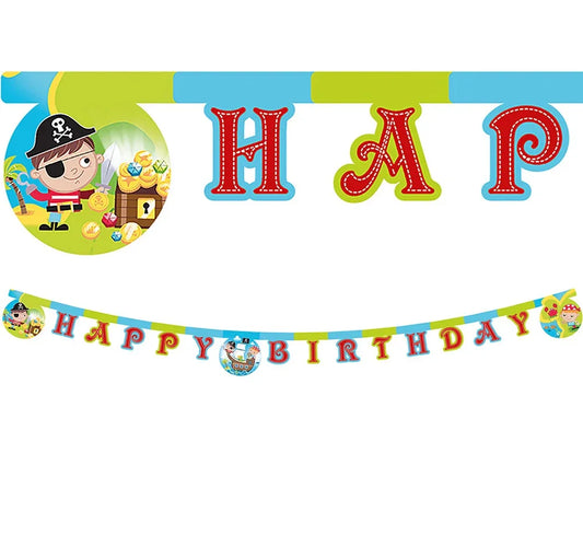 GUIRNALDA HAPPY BIRTHDAY PIRATAS - yupiparty