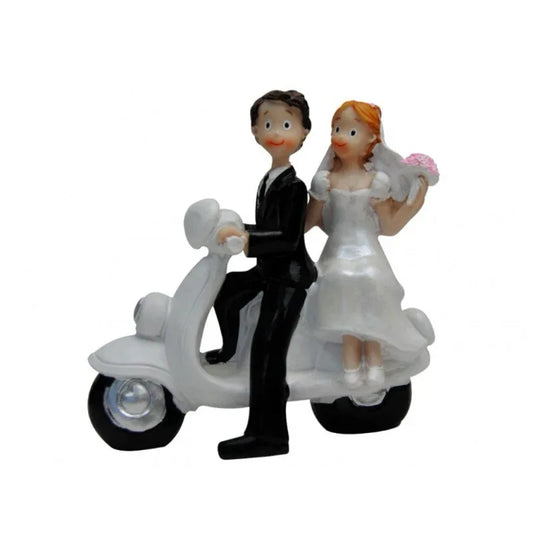 FIGURA BODA 17CM MOTO - yupiparty