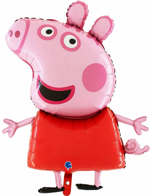 GLOBO FOIL FORMA PEPPA PIG ( 107 CM ) - yupiparty