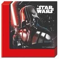 Servilletas Star Wars Pack 20 - Licencia Oficial Lucasfilm - yupiparty