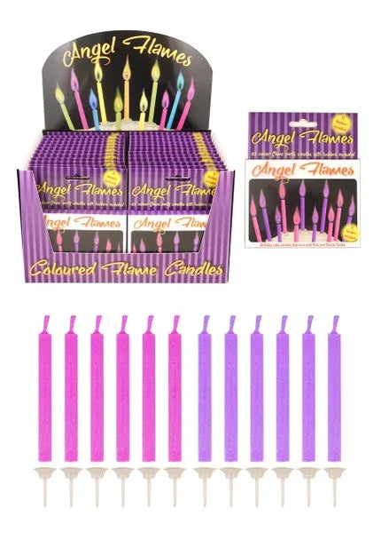 PACK VELAS ANGEL FLAMES - yupiparty