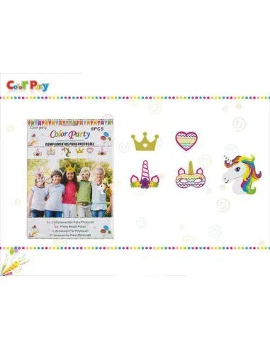 COMPLEMENTOS PHOTOCALL UNICORNIO - yupiparty