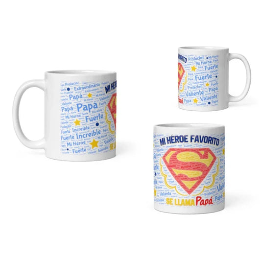 Taza Mi Héroe Favorito - Regalo Personalizado Superhéroes - yupiparty