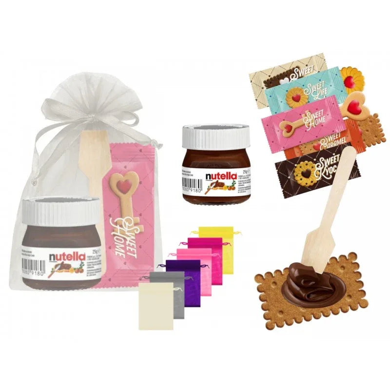 BOTE NUTELLA, GALLETA Y CUCHARA - yupiparty